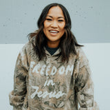Freedom in Jesus Camo Hoodie